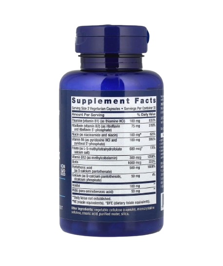 Life Extension, Complejo B completo bioactivo, 60 cápsulas vegetales