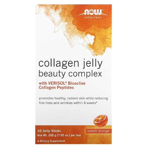 NOW Foods, Solutions, Complejo de belleza con gelatina de colágeno, Naranja dulce