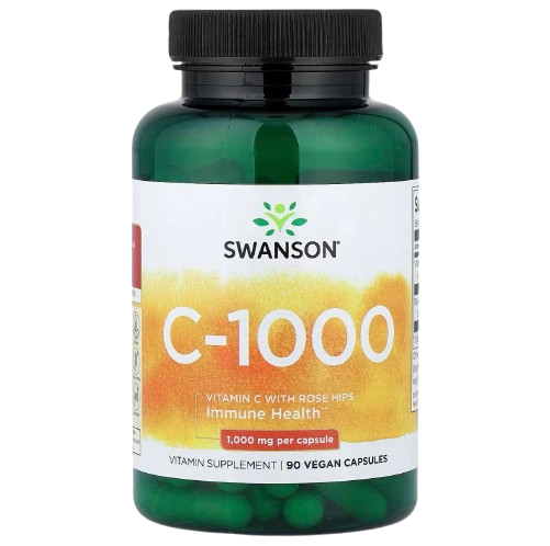 Swanson, C-1000, 90 cápsulas veganas