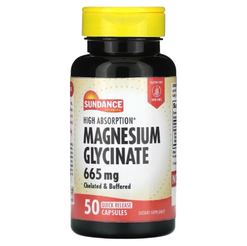 Sundance Vitamins, Alta absorción, Glicinato de magnesio, 665 mg.