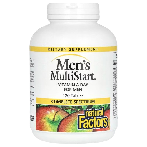 Natural Factors, MultiStart para hombres, Suplemento con vitaminas de una ingesta diaria para hombres